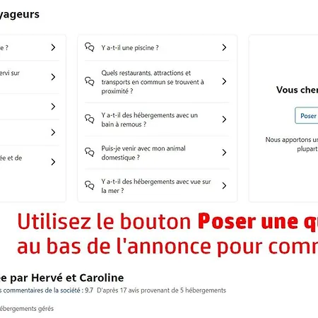 Proche Port Et Plages, Piscine דירה הייר